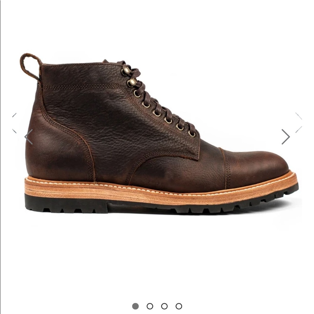 TAYLOR STITCH // MOTO BOOT // CHOCOLATE PEBBLE GRAIN